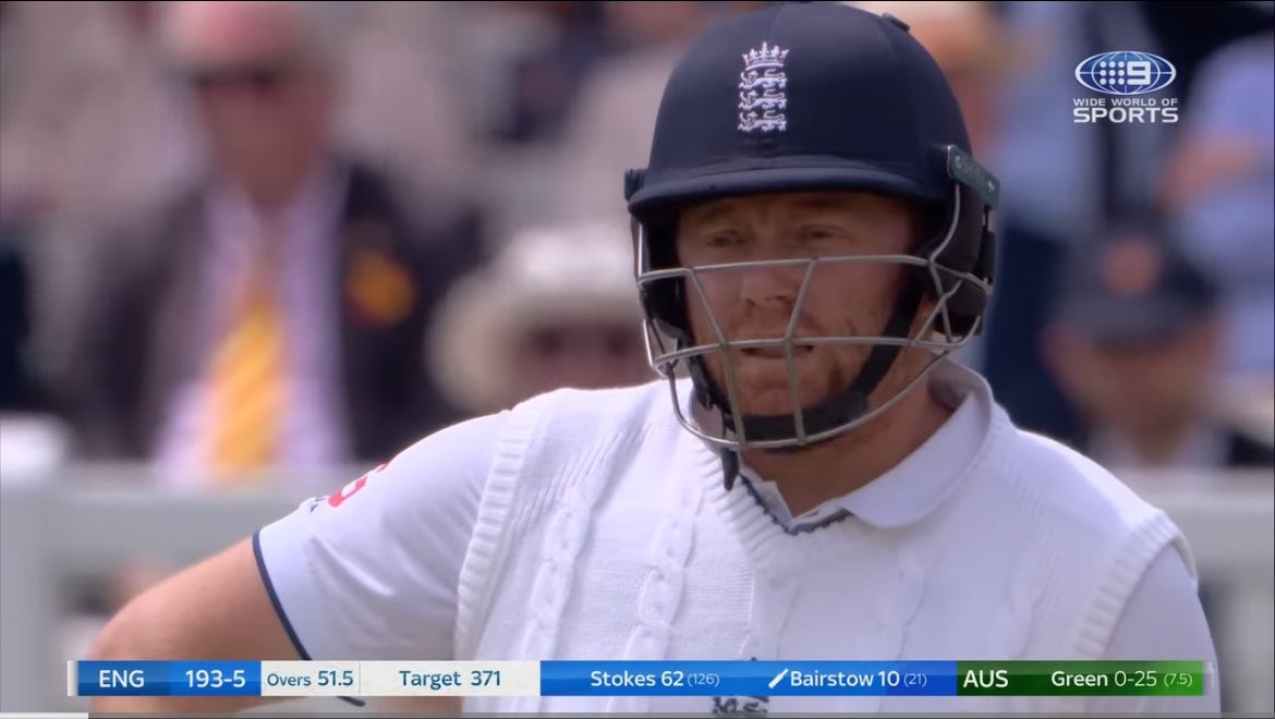 tabcomau's tweet photo. If you start watching Day 5 highlights of the Lord’s Ashes Test at 11:56:53PM tonight, Jonny Bairstow will be stumped as the clock strikes midnight.  

Start your year off right 🙌 https://t.co/exYlv1O8AM