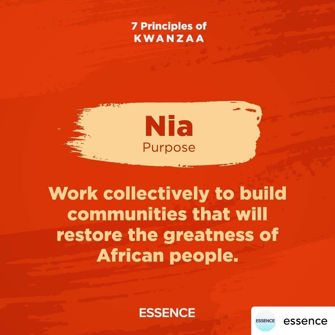 justaddrhythm's tweet photo. Nia means purpose. Karenga defines Nia as a principle “To make our collective vocation the building and developing of our community in order to restore our people to their traditional greatness.
.
.
#Kwanzaa #Kwanzaa2023 #happyKwanzaa #JustAddRhythm #Drumming #DrumCircle #Nia https://t.co/KKxDh1e7R4