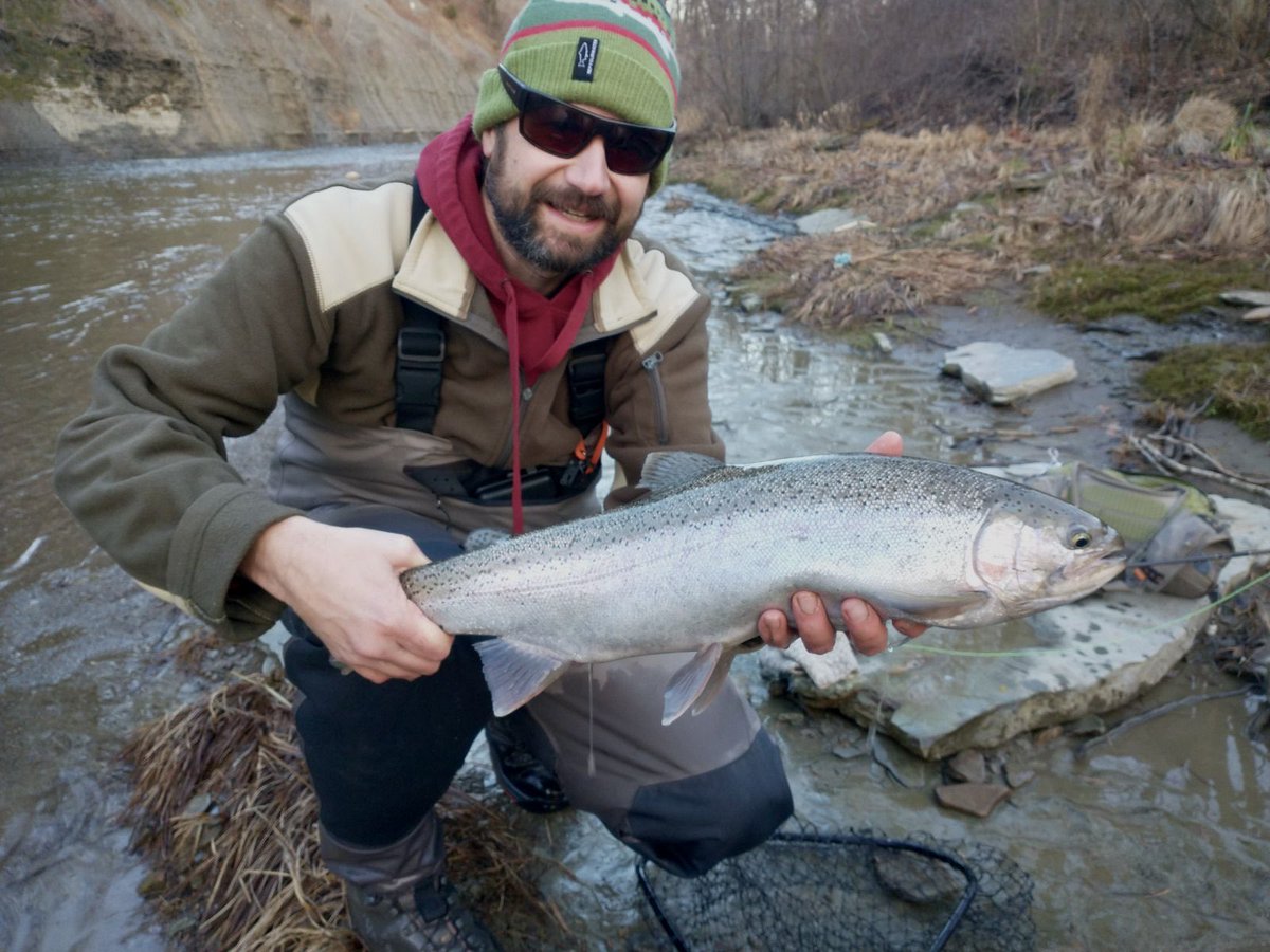 woolybugged's tweet photo. The Lake Erie tributaries fished very well this weekend. Tomorrow a lot of people will be saying “Should’ve been here yesterday.”

#eriesteelhead #pasteelhead #patrout #steelhead #eriepa #steelheadalley #chrome #catchingchrome #chromedome #fishon #pa #getoutdoors #flyfishing https://t.co/xzQ37bZQ2T