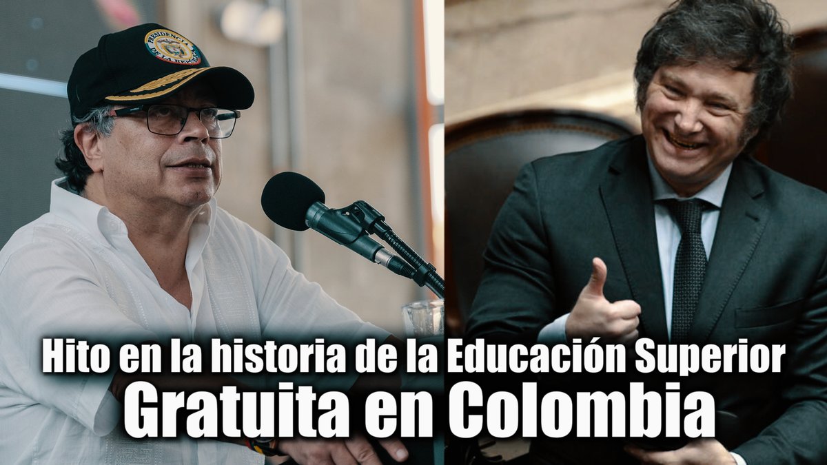 giroprogresista's tweet image. 🛑🎥Nuevo Decreto marca un hito en la historia de la Educación Superior Gratuita en Colombia👇👇#SectoresVulnerables  #EducaciónSuperiorGratuita #Decreto2271 #BogotáDelCambio #GobiernoConElPueblo #BuenasNoticias #ElPaísDeLaBelleza
youtu.be/fzgt1dcPDJY