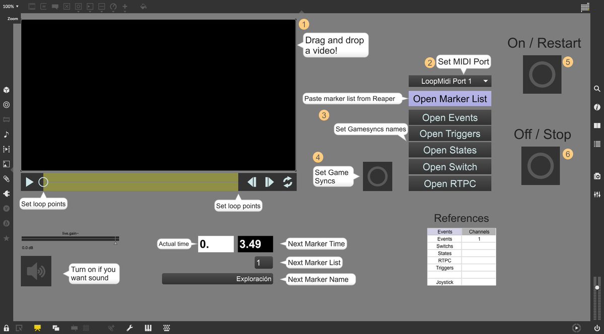 Cooking a video-to-middleware gamesync for the #gameaudio community!
More news soon...

#Wwise #Fmod #gamedev #Maxmsp #audio #programming #middleware