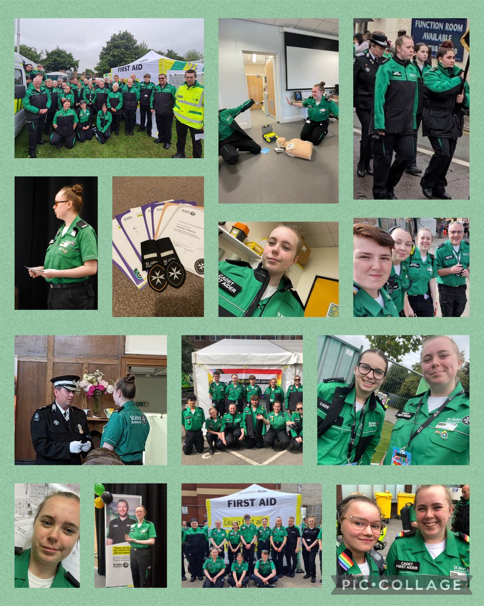 HeatherA_2019's tweet photo. Another year has flown by and I’ve been able to achieve so much within St John Ambulance. From being a finalist in the National public speaking competition to volunteering at multiple pride events to becoming leading cadet within my unit 💚
#YearinGreen @SJASSWYouth https://t.co/3RSVjujKS3