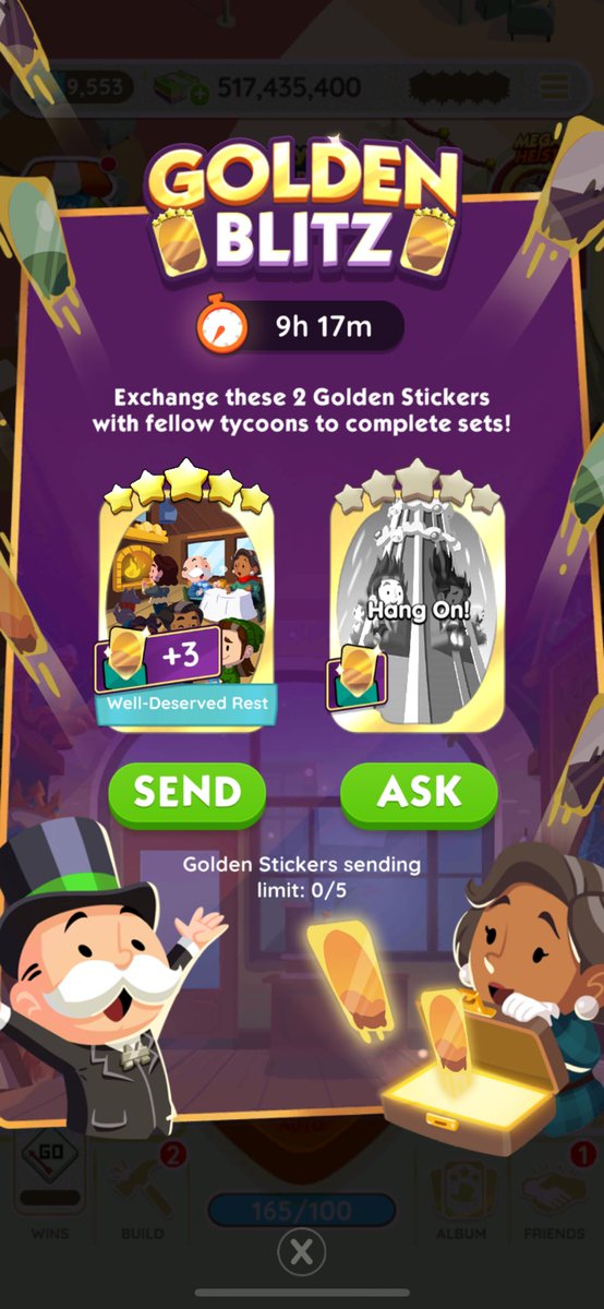mustardchim's tweet photo. wtt lft monopoly go stickers

have: well-deserved rest
want: hang on

reply/dm to trade 
#MonopolyGoTrade #MonopolyGo https://t.co/fJOUWHLqtf