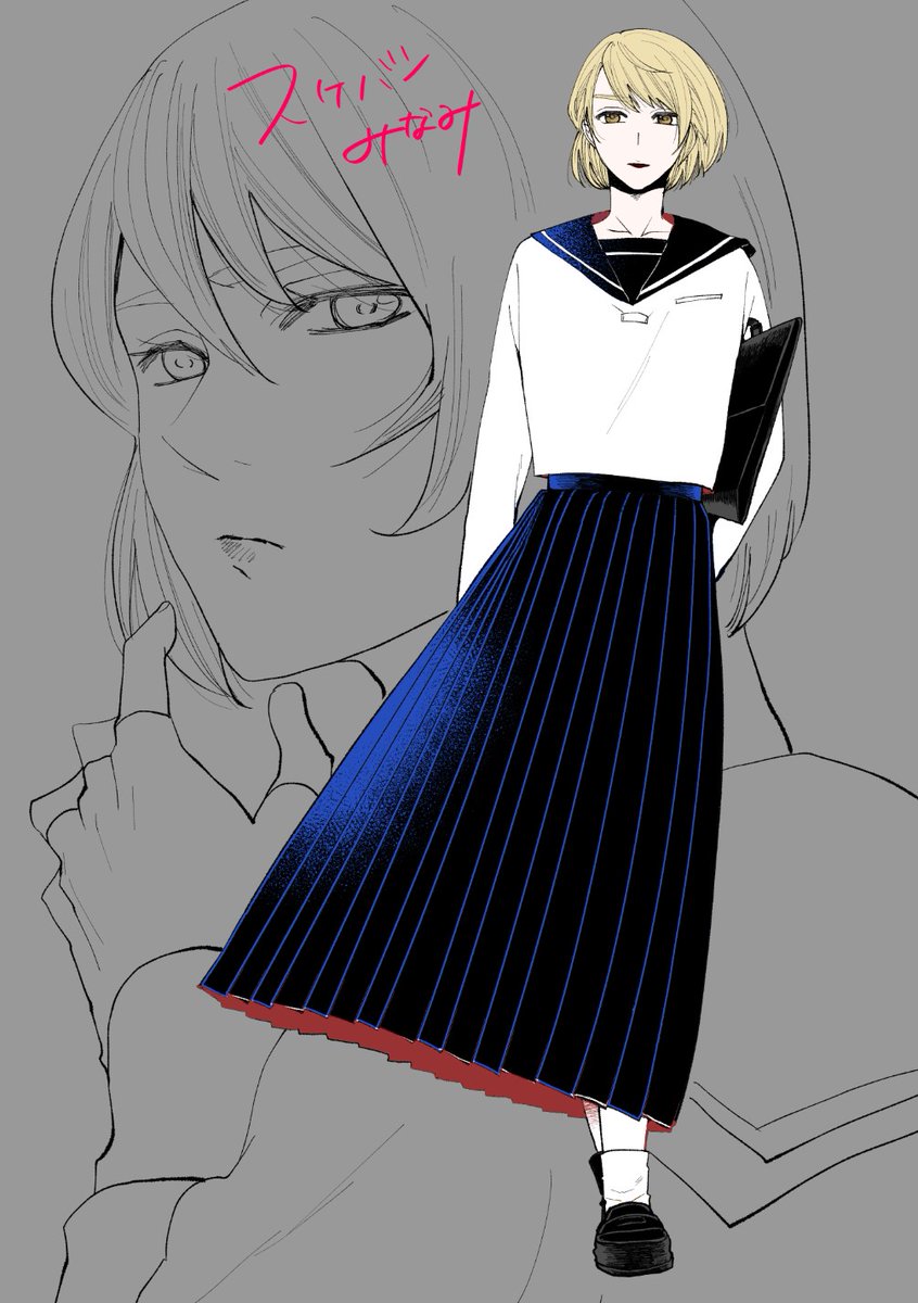 makotogiya's tweet photo. スケバン私もすきです(古い絵で申し訳───…！) https://t.co/mS5jQaHFIM