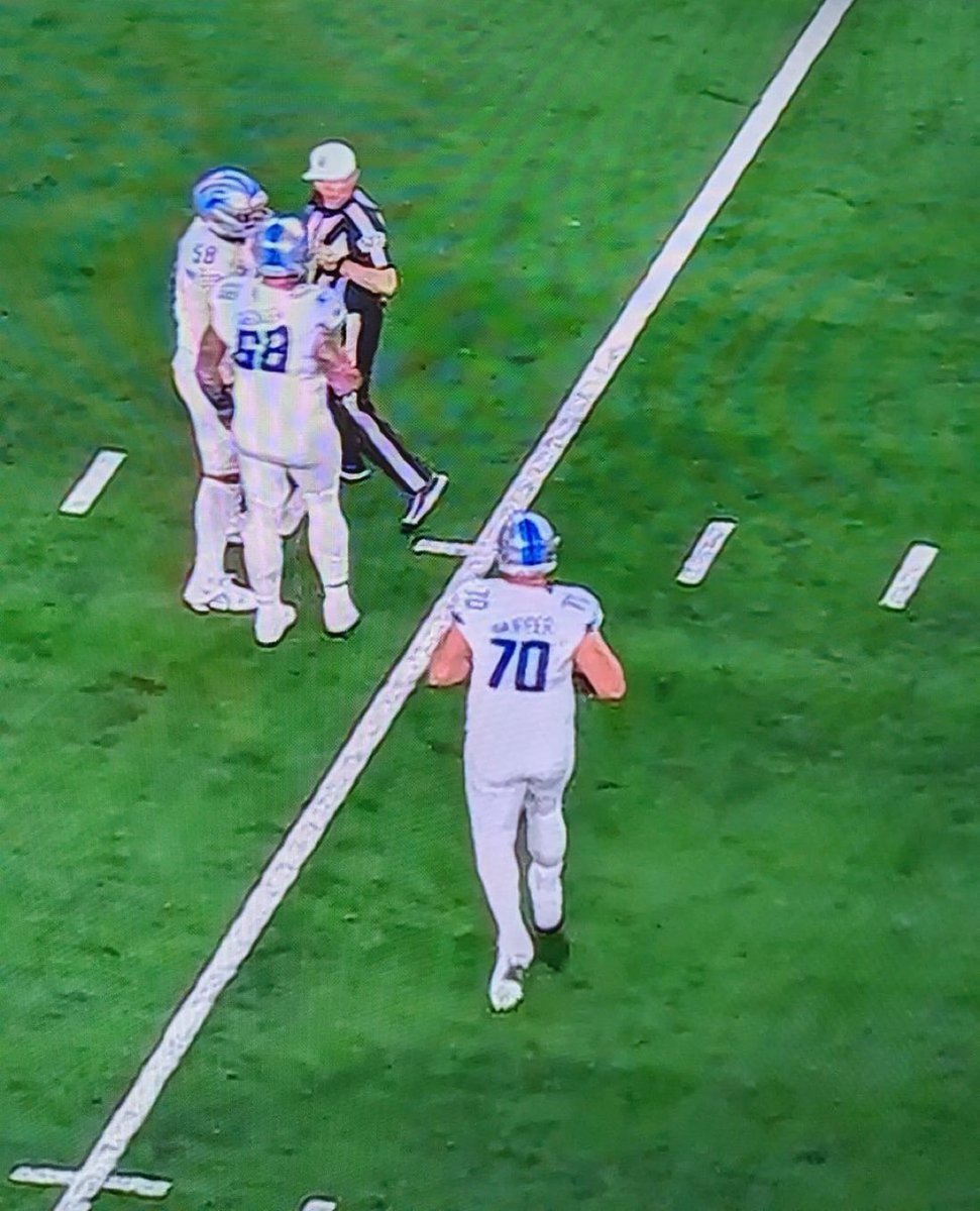 TheFFGator's tweet photo. Brad Allen said that THIS was the conversation “where #70 reported as eligible” 

Okay sure yeah https://t.co/4ohEYwozUM