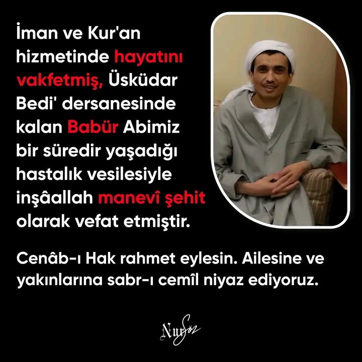 DrDerindag's tweet photo. Allah rahmet eylesin https://t.co/z00pFvpIMd