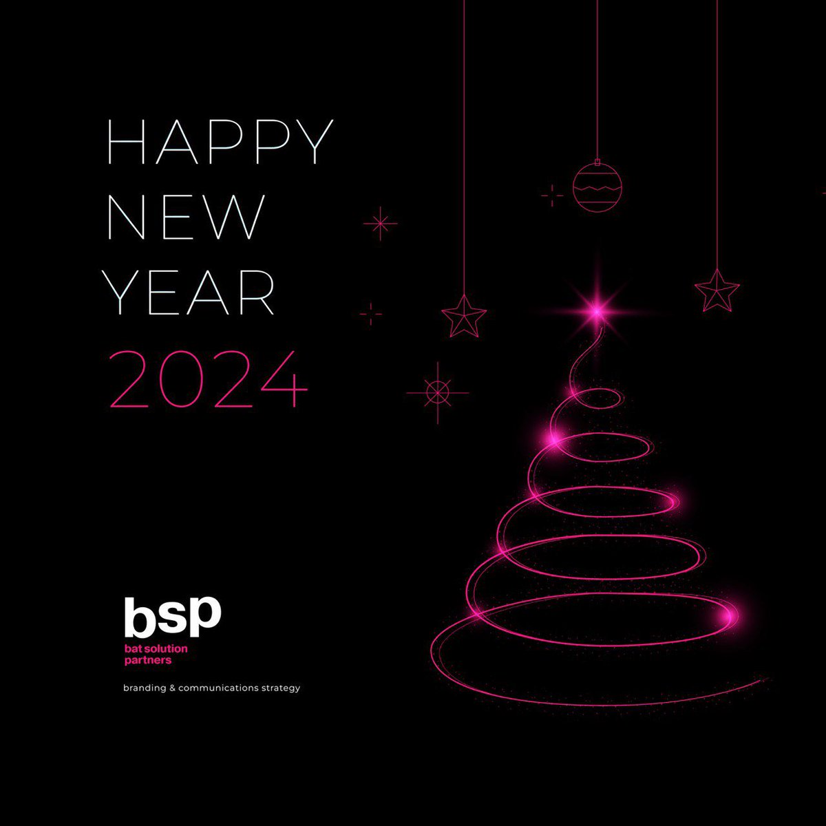 BatSolutionBSP's tweet photo. Cheers to the Sparkling New Year 2024! 🥂🎄
From all of BSP’ers 🖤

#creativity #branding #communications #strategy #CSV #SDG #DEI #ESG https://t.co/mrH4ox03rz