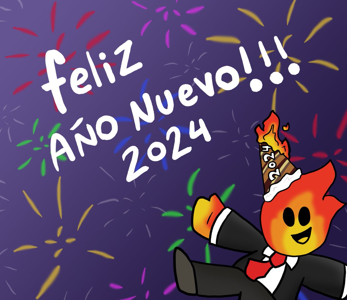 CorbatasDraws's tweet photo. Feliz Año nuevo 2024!!!
Ojala este año sea muy bueno para todos ustedes y espero seguir aca trayendo contenido para todos
Felices fiestas Kbros 🎆🎆🎆
#felizano2024 #felizanonuevo2024 #felizanonuevo https://t.co/rqIm1DTcSK