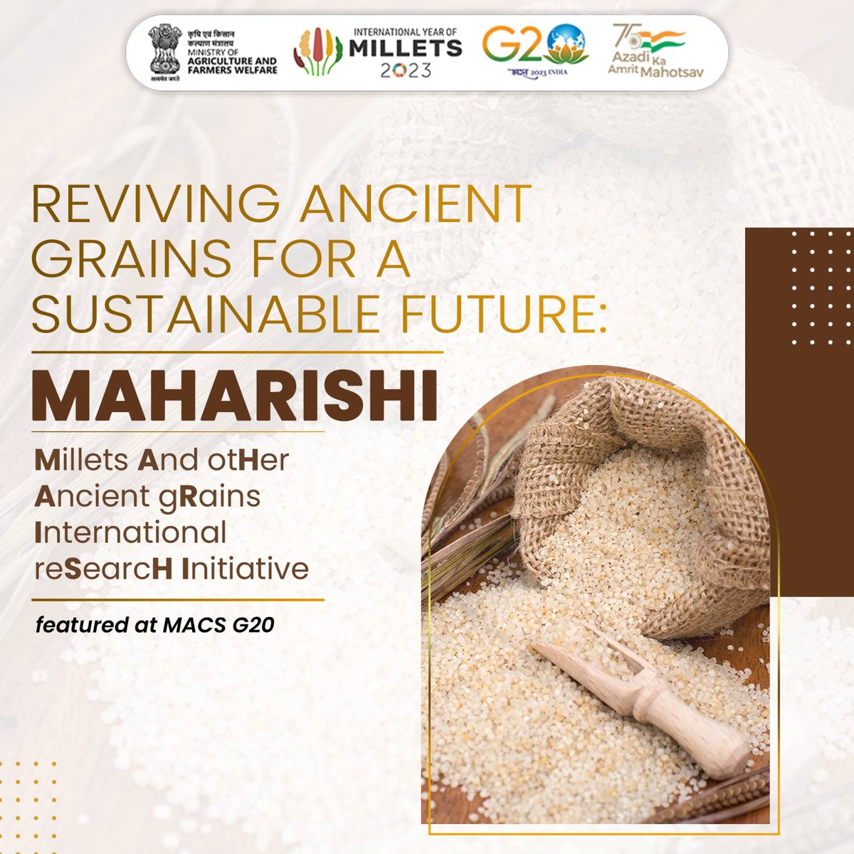 drm_tvc's tweet photo. Enhance your immunity the natural way with millets! Packed with essential vitamins and minerals, these grains are a key player in fortifying your immune system. Incorporate them into your daily diet for a healthier future! #HealthyEating #ImmunityBoost #MilletsMagic https://t.co/lRZvdkf7de