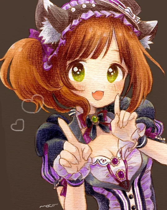 今年もあまり描けなかった(後半ほぼゼロ)けど久々にもりくぼオンリーでサークル参加出来た事や、アイマスを通して出来た大切なお友達のウェルカムボードをまた描かせてもらえた事は最ッッッ高の思い出の一つになりました…#今年も残りわずかなのでお気に入りの4枚を貼る 