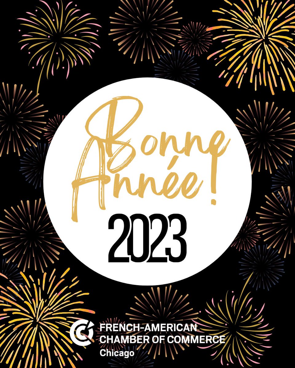 Happy New Year/Bonne année 2023 from the FACC-Chicago Team! May you explore new and exciting professional opportunities and blossom within the ones you've established already in this new year! 🥂🎉

#HappyNewYear2022 #bonneanee #chamberofcommerce #facc
