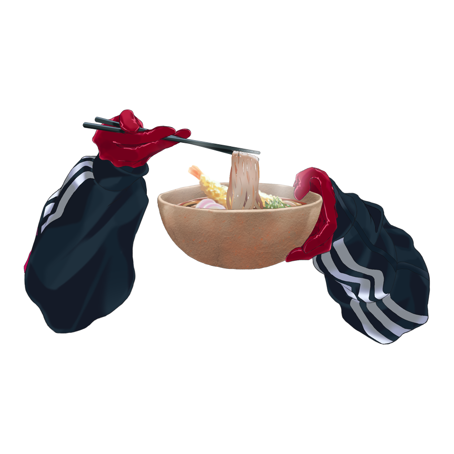 「蕎麦です!年1くらいしか使いどきはありません #わたらいらすと #お渡糸会」|となりのイラスト