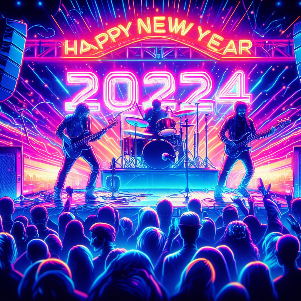 DaySleeperMusik's tweet photo. Dear music listeners,
Let's rock 2024 with endless beats and good vibes. Cheers to a year filled with chart-topping hits and unforgettable melodies! 🎶✨ 

#HappyNewYear #MusicVibes https://t.co/qL7S0XJ1jt