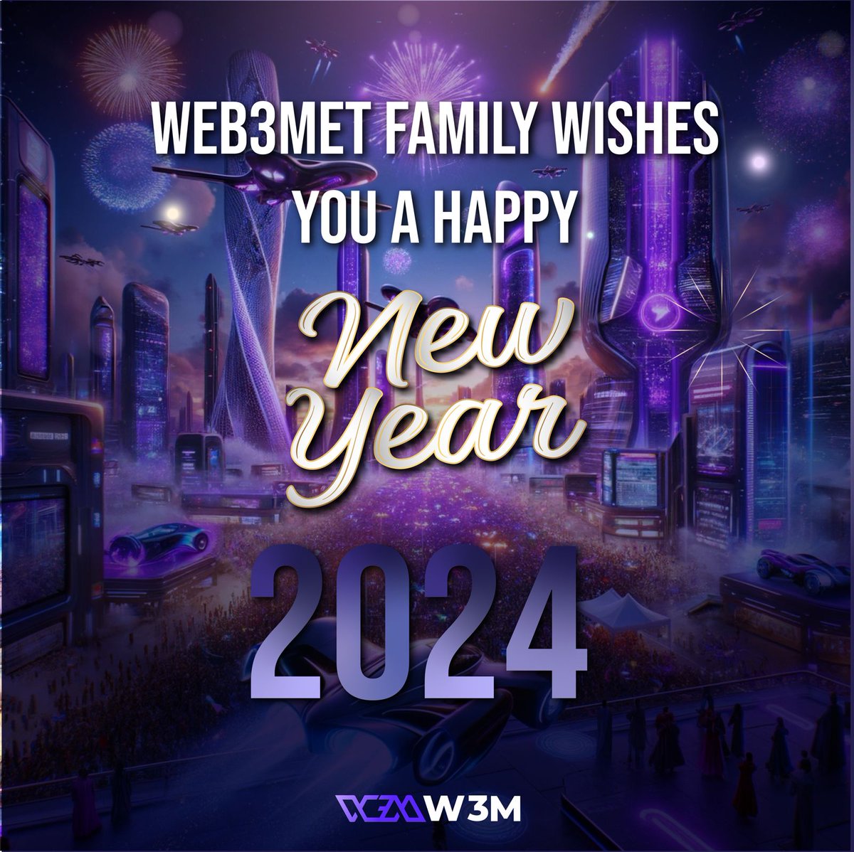 Happy New Year from the Web3Met team! As we step into 2024, let's embrace the endless possibilities of innovation and community. Here's to building a future that's as exciting and boundless as the web3 world we cherish. Cheers to growth, success, and a transformative year ahead!