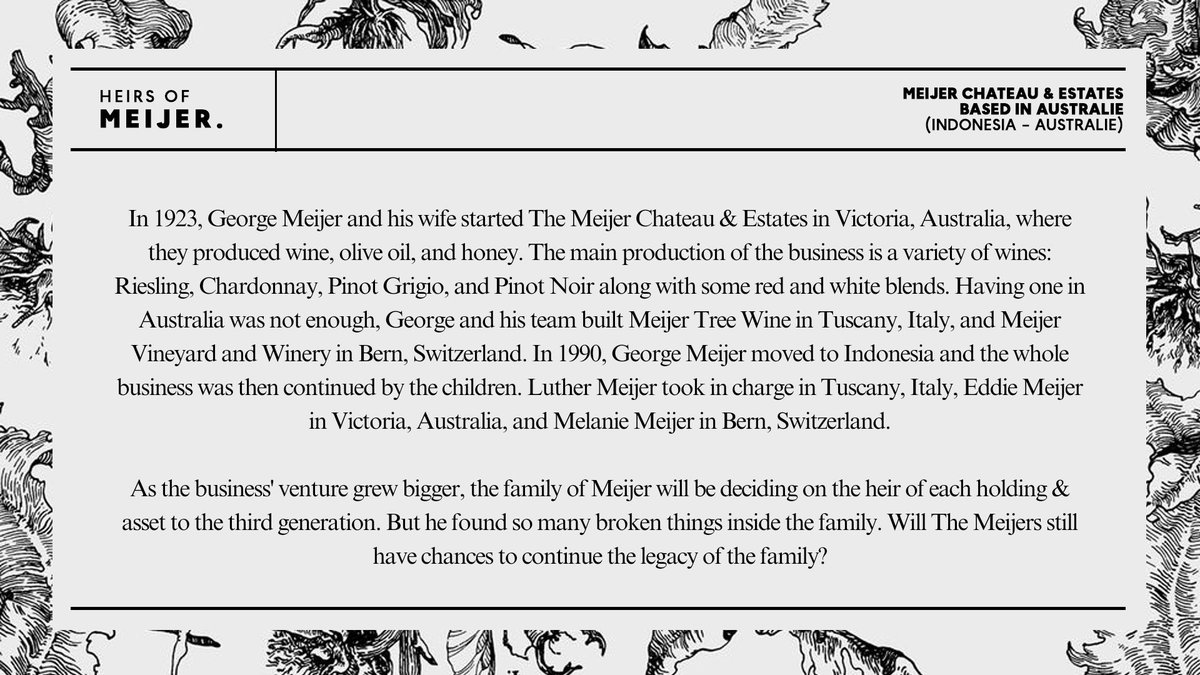 ㅤ
— [HELP TO REPOST]     𝖧𝖤𝖨𝖱𝖲 𝖮𝖥 𝗠𝗘𝗜𝗝𝗘𝗥
ㅤ LOOKING FOR WRITERS TO WRITE TOGETHER. 

marry-anne. 
I am looking for writers who are interested in taking roles in this (unpressured) family relation based on Indonesia - Australia. 

P.s. Read the details below. 
ㅤ
ㅤ