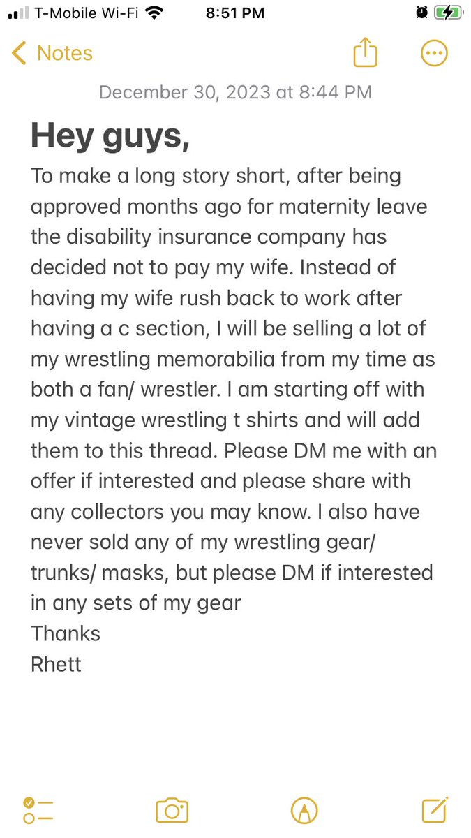 Please read and pass on to any wrestling collectors you may know. #AEWWorldsEnd #watchroh #honorclub