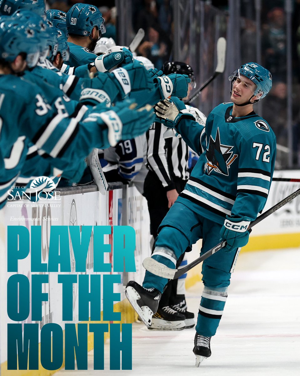 The results are in 🙌 

Your Sharks Player of the Month is William Eklund!

<a href="/sjenvironment/">San José Environmental Services</a> | #SJSharks