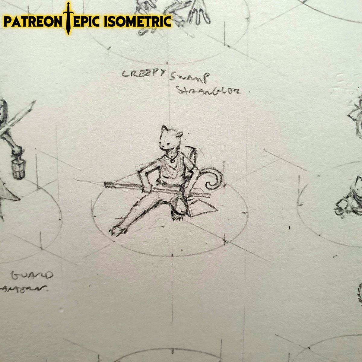 alexdrummo's tweet photo. Pencil work for a Cat folk adventurer.
#dnd #lotr #dungeonsanddragons #lordoftherings #ttrpg #tabletop #ttrpgcommunity #TTRPGs #rpg #roll20 #battlemap #battletokens #icons #tokens #gamepieces #conceptart #concept #design #pencil #pencilart https://t.co/pZfqpmJ26h