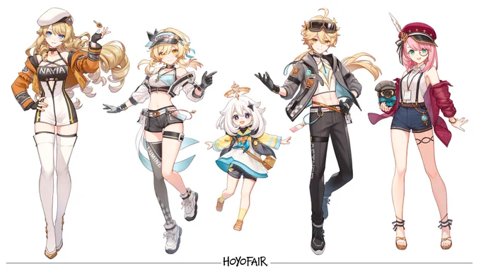 really enjoyed to design these costumes, thanks for giving me this great opportunity!    … #HoYoFair2024 #HoYoFair #GenshinImpact