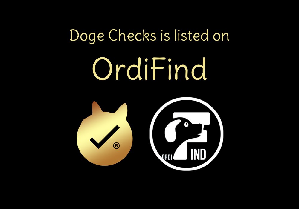 Doge_Checks's tweet photo. 🚀 𝘿𝙤𝙜𝙚 𝘾𝙝𝙚𝙘𝙠𝙨 is listed on @OrdiFind marketplace! 
🔥 https://t.co/KxM0Pg2wf2 

#Doginals #DRC20 #ordinals #sub100k #inscription https://t.co/bolPn4QQIy