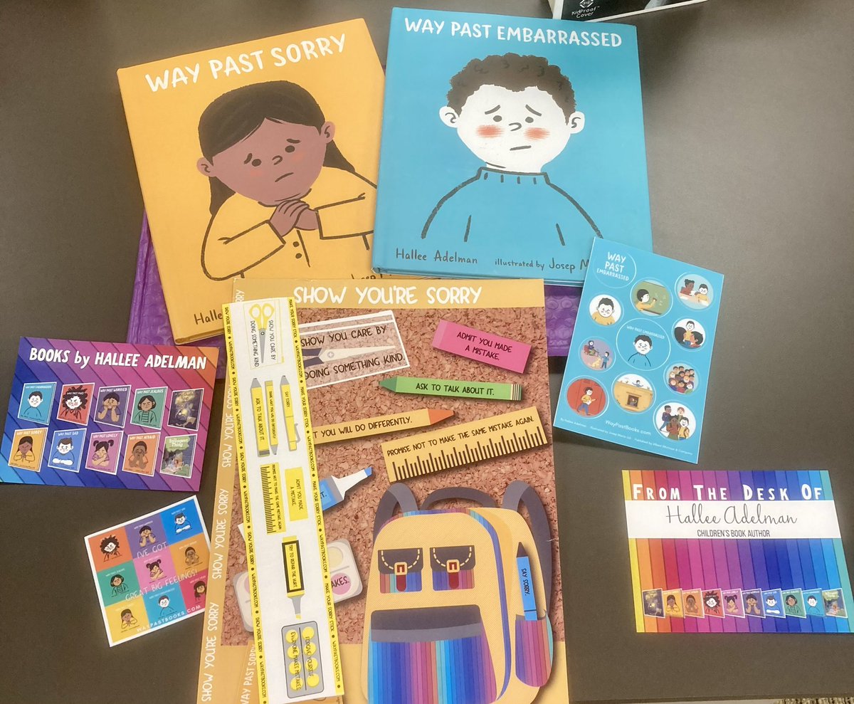 bytesofbooks's tweet image. What a special honor to receive these important books and book bonuses! Huge thank you to @HalleeAdelman for gifting these bks to @Discovery_Lib. #bookposse #trailblazeon