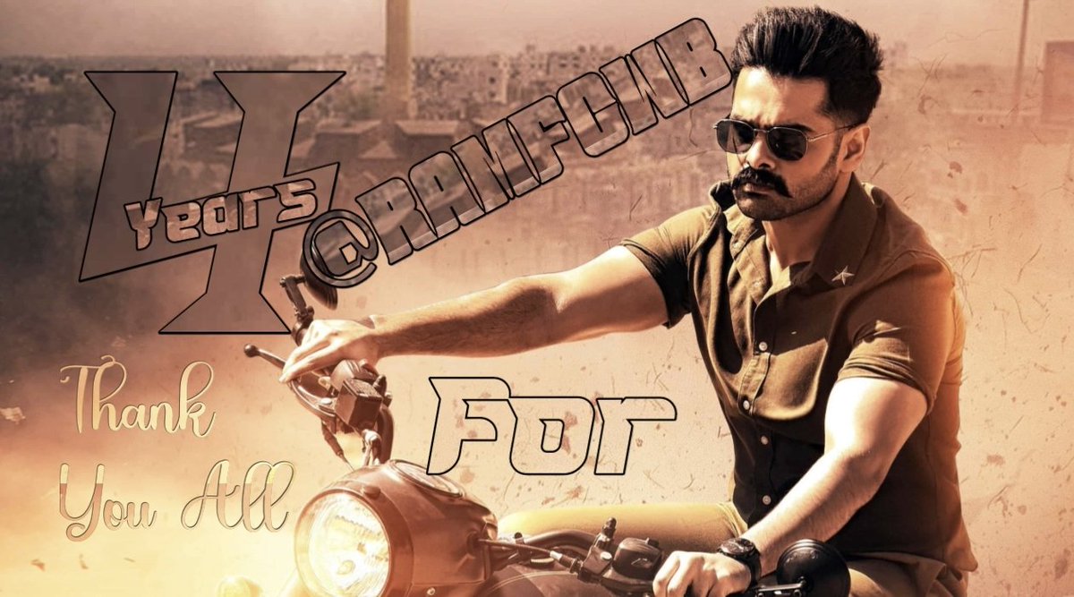 RAMFCWB's tweet photo. Hello #RAPO Fans !❤️
Thank You So Much For Being With Us . Today Is The Fourth Anniversary💐 . We Request You To Always Support Us And Stay By Our Side 🙏
Thank You All Once Again ❤️
Our Journey Will Continue 🤟
@ramsayz
#RAmPOthineni
#4YearsForRAMFCWB
Follow - @RAMFCWB https://t.co/HXuKkh8Pa3