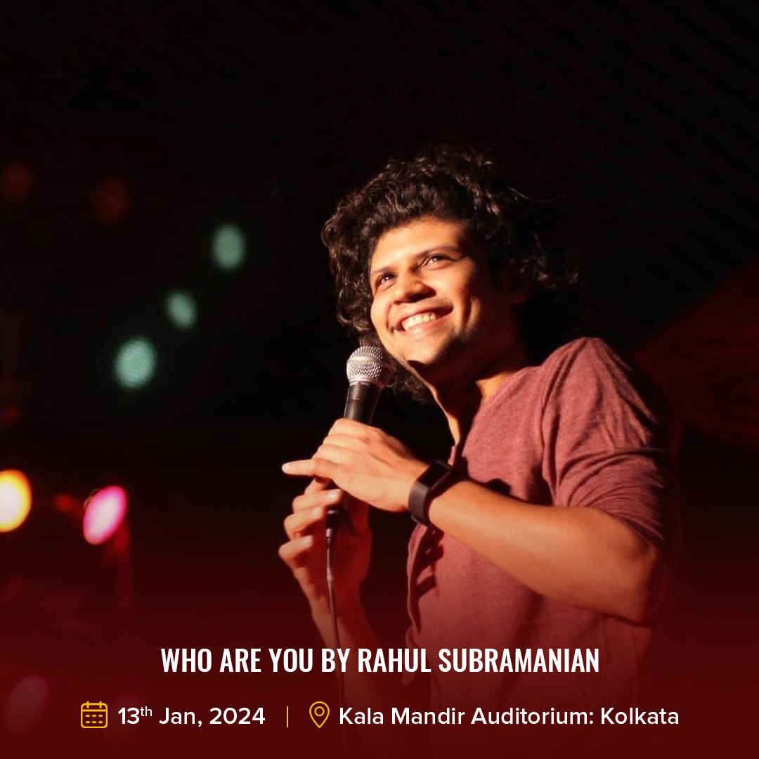 Who Are You by Rahul Subramanian

Venue: 48, Shakespeare Sarani Rd, Elgin, Kolkata, West Bengal
Date: 13-January-2024
Time: 8:00 am - 5:00 pm 
Click here to book your slot:   shorturl.at/ekLQ3 
#WhoAreYou #RahulSubramanian #StandUpComedy #ComedyShow #KolkataEvent