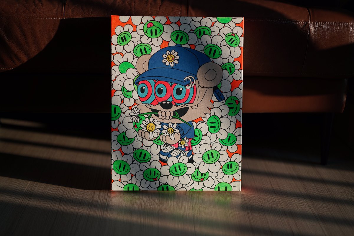 GM☕️☕️☕️

ผลงานชิ้นสุดท้ายปี 2023
____
สวนดอกไม้🌼🌼🌼 
Acrylic on canvas
30x40cm, 2023