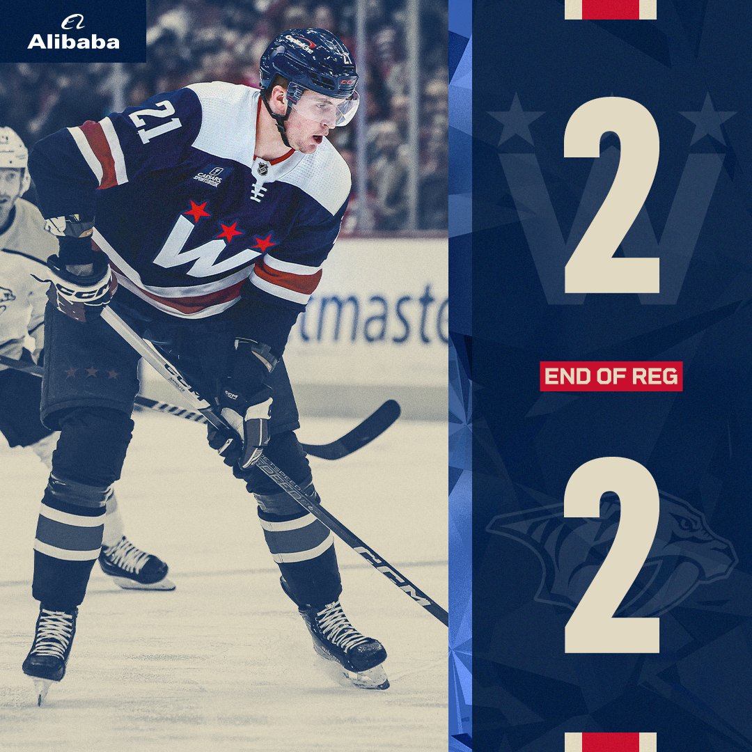 Capitals's tweet photo. Overtime.

#CapsPreds | @AlibabaGroup https://t.co/CkGawwqd9r
