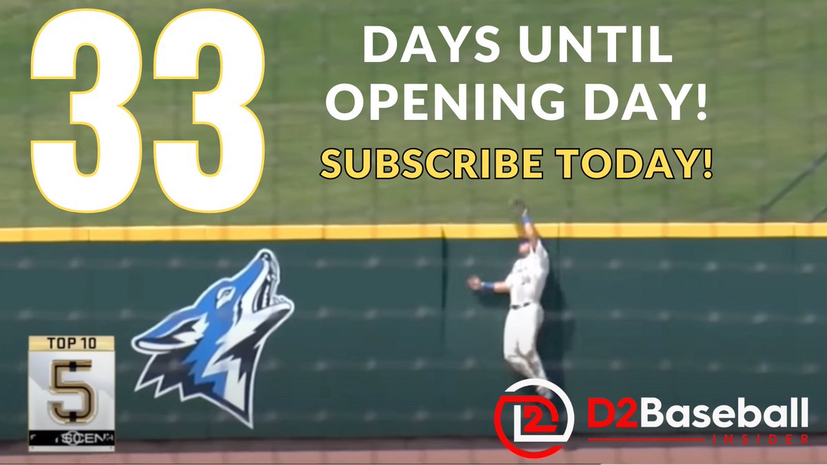 We are right in the middle of 🏈 bowl season, but all we can think about tonight is that we are 3️⃣3️⃣ days away! It’s a Saturday night D2BI DKY: Angelo State (@RamsASUbaseball) only committed 3️⃣3️⃣ errors last year. The defending national champion led the nation with .9️⃣8️⃣5️⃣%!