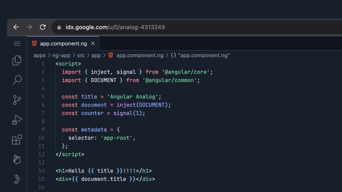 Analog.js is pushing the boundaries in Angular and I'm all here for the SFC revolution.