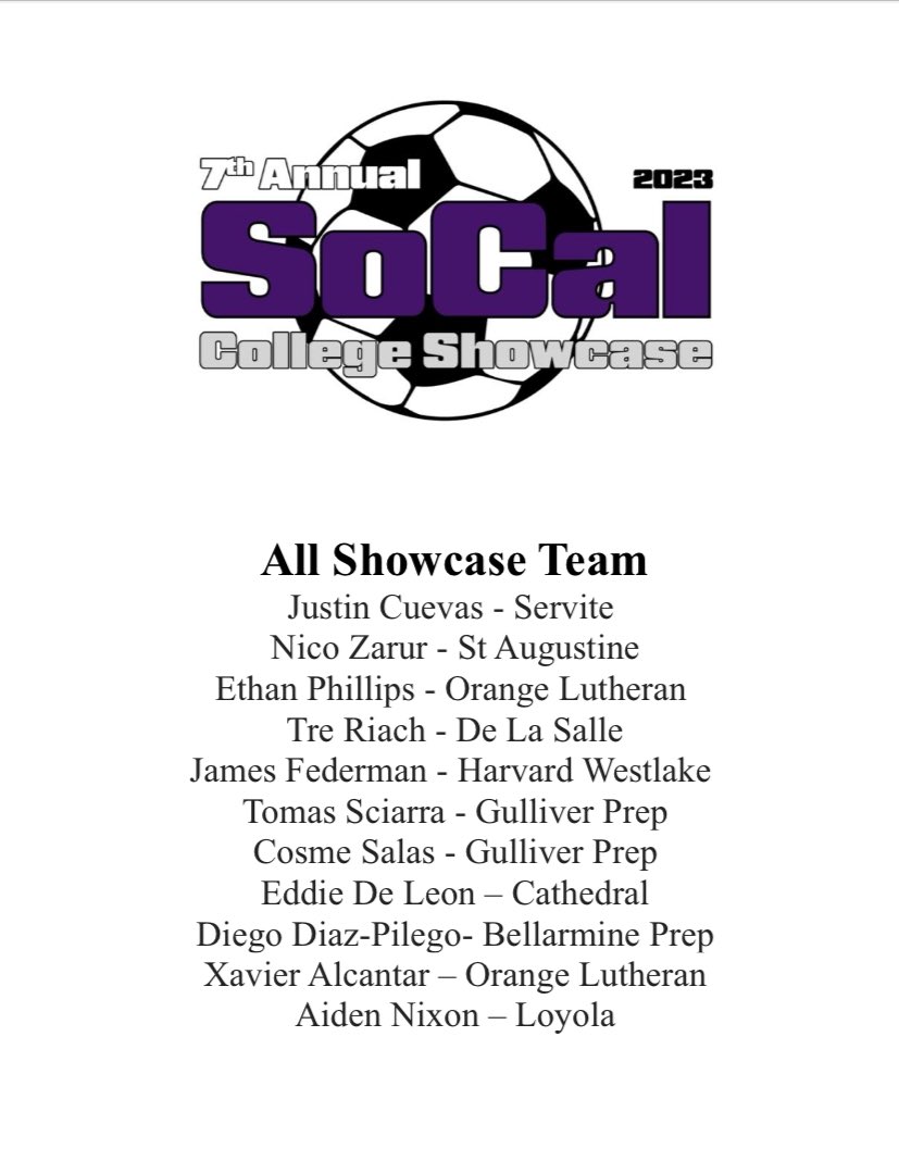 SoCal Soccer Showcase tweet media