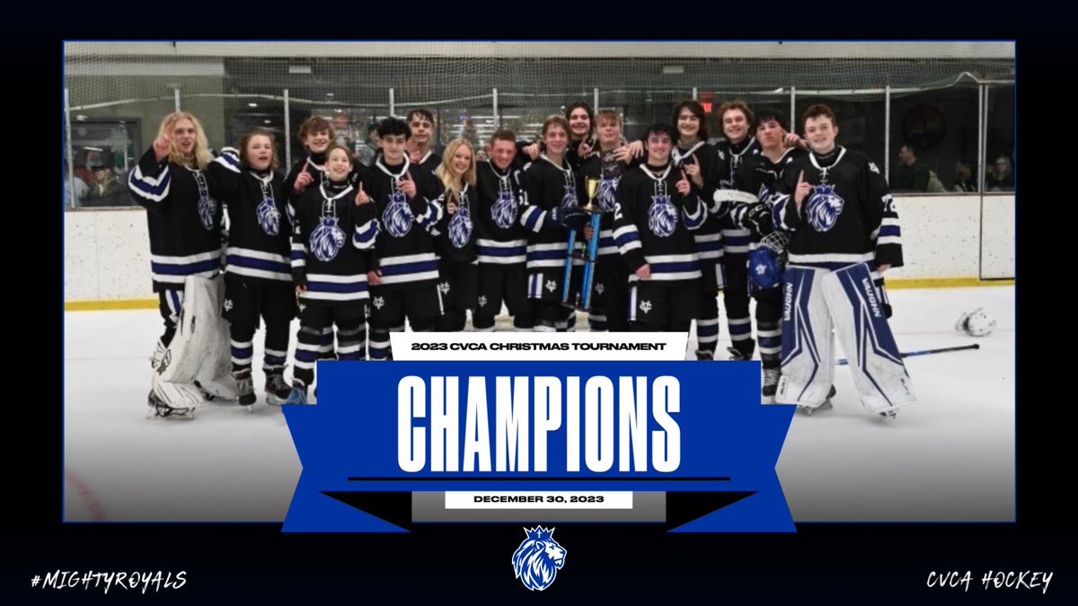 2023 CVCA Christmas Tournament Champions!!! #CVCA #MightyRoyals