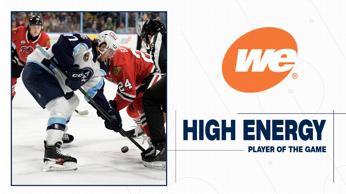 mkeadmirals's tweet photo. Tonight's High Energy Player of the game is Janko!
#FullStrength | @we_energies https://t.co/90nZ3UPTUd