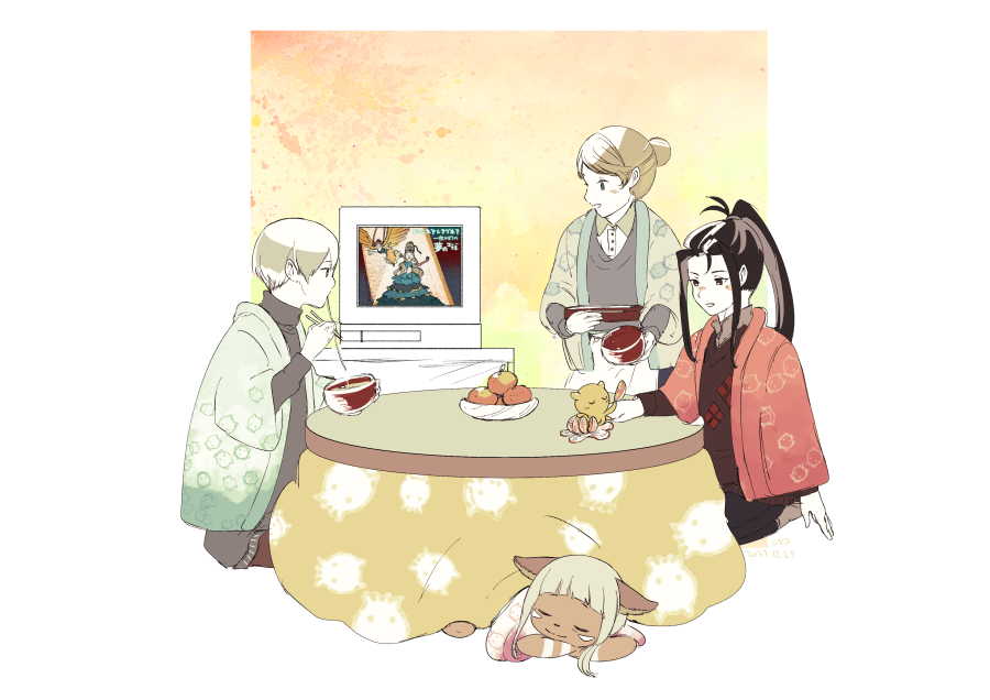 croppar's tweet photo. 早いもので大晦日ですね  ヒカリくん&amp;キャスティさんと新年迎えてえなあ……！！ #オクトラ大陸の覇者 

(ポイントはキャンペーンサイト内からのアクションでないと加算されないそうです) https://t.co/qC6q0Bn4yp
