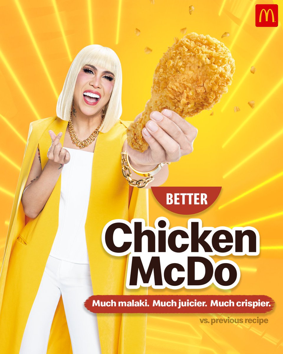 privatekahel's tweet photo. ▶️ #ShopeeXViceGanda @ShopeePH's Brand Ambassador
▶️ #NiceGanda x #NiceSarap @McDo_PH's newest endorser
▶️ #BeloVirtueRF #ViceGandaForVirtueRF https://t.co/Rym5gifWcl