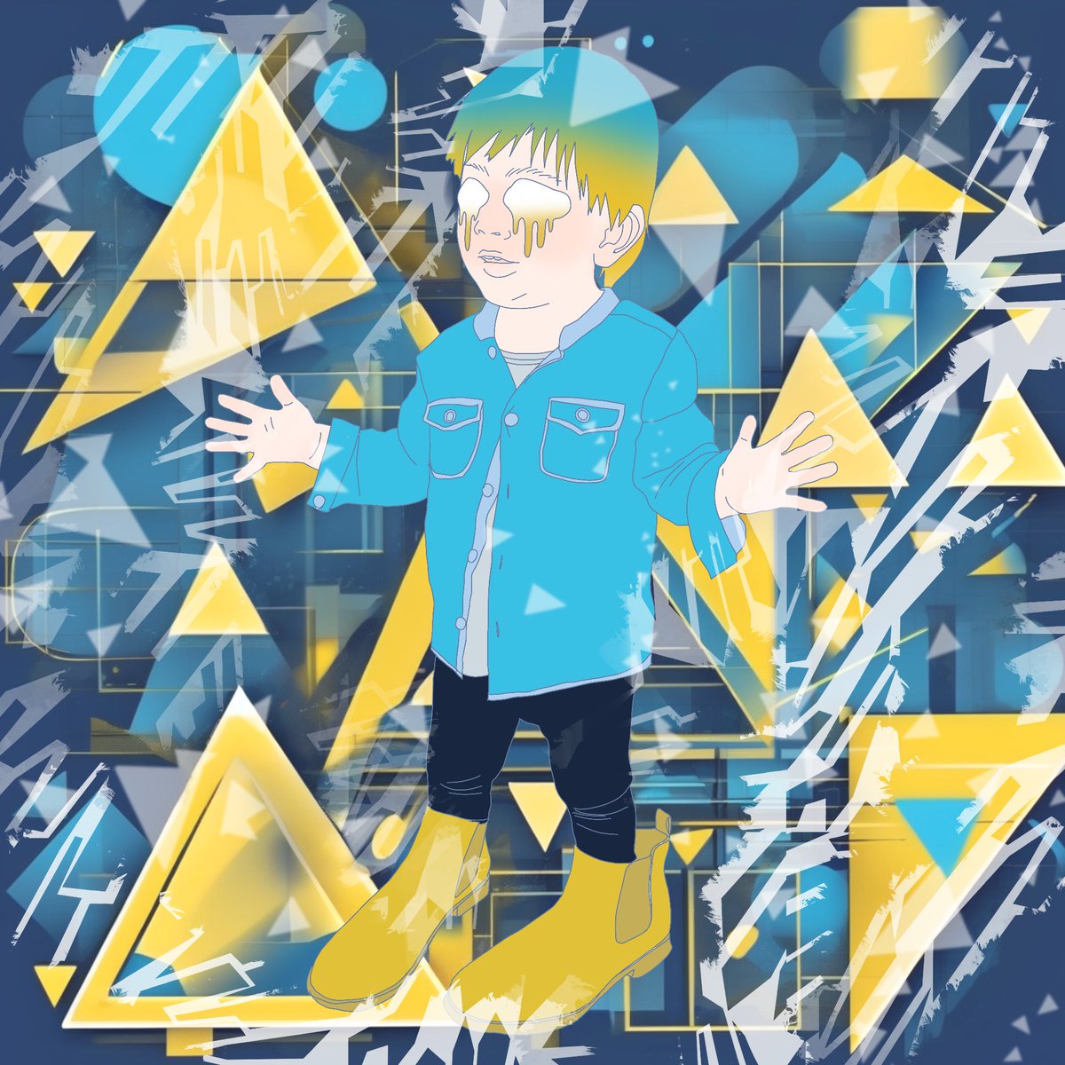 tenyoh_'s tweet photo. Think different.

#1歳児 #イラスト #子育て絵日記 #イラスト好きな人とつながりたい #toddler #baby #illustration #Procreate #art #pop #graphicart #artwork #fashion ＃ポップ #ファッション ＃アート ＃グラフィック https://t.co/wFB2uF5brk