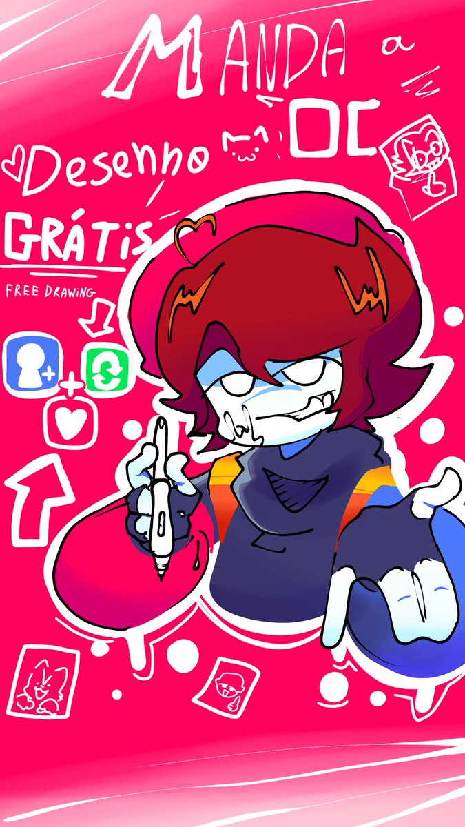 CryNonimo's tweet photo. 🫵 VOCÊ AÍ 🫵
DESENHO GRÁTIS????????
Só mandar a "OC" aí >:]
Primeiro, me siga, Retweete e curta isso aq
É nós https://t.co/f4wWhDBlnO