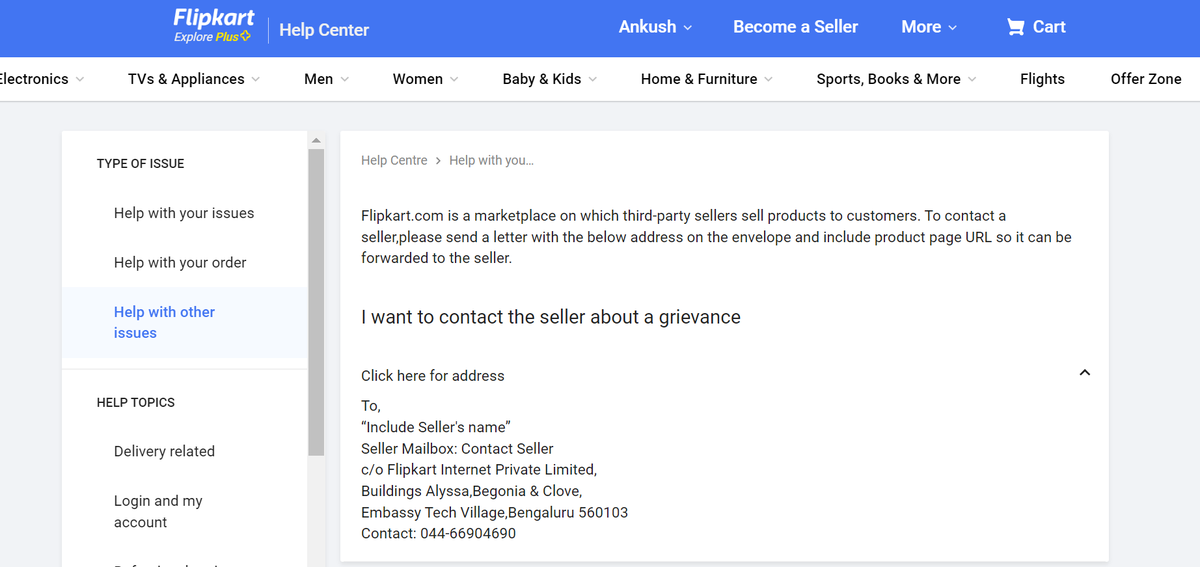 ankush1978's tweet photo. In today's age this is the wasy @Flipkart @flipkartsupport asks you to contact seller for grievance https://t.co/jJuaUc8NgH