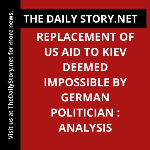 thedailystory_X's tweet image. "German politician claims replacing US aid to Kiev is impossible. Will this impact Ukraine's stability? #USaid #GermanPolitician #UkraineAnalysis"
Read more: thedailystory.net/replacement-of…