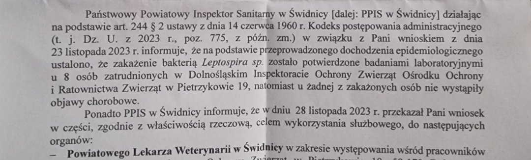 NWypowiem70536's tweet photo. Czekamy na sekcje :> Bo bezniej to ciężko coś powiedzieć.
Tym bardziej kiedy Leptospira sp roznosiło 8 wolontariusze w listopadzie.
A leptospiroza u psów to leczenie antybiotykiem.
#dioz #diozpl https://t.co/6CGjXAUSeh