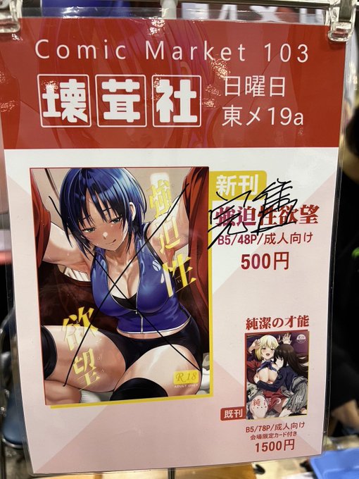 新刊完売しました!ありがとうございます🐥  サンプル展示用のポスター 2000円 リコリスのタペストリー 8000円  ご購入は先着順です!