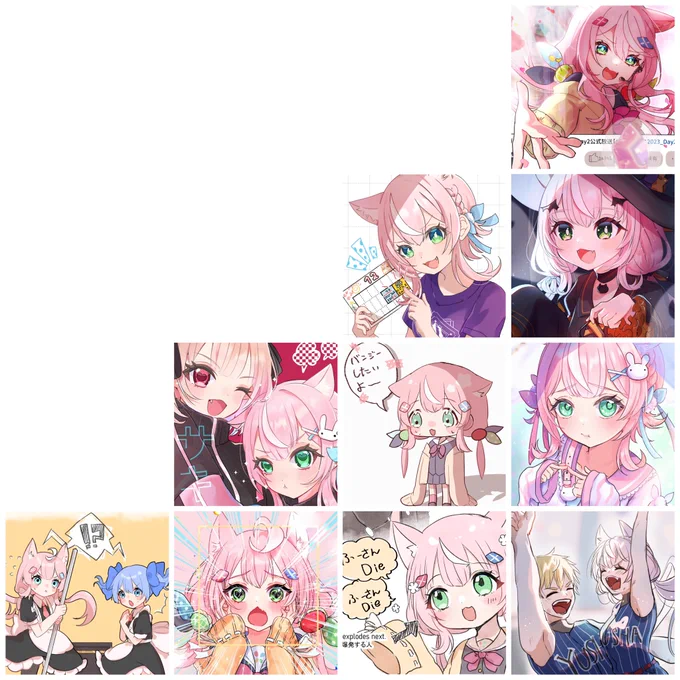 多少抜けあると思うけど今年のナリちゃんイラストまとめ〜! 今年もナリちゃん推せて楽しかったな🫶来年はもっと描くぞ〜!