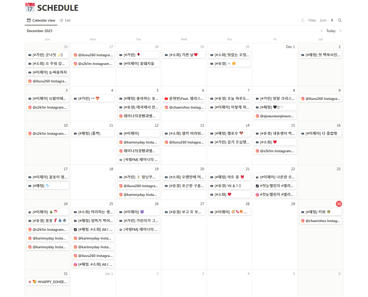 BlrisNews's tweet photo. [📢]

December schedule has been updated completely! ⸜(*◉ ᴗ ◉)⸝ Happy New Year !

🔗: https://t.co/buC4nRfIFt https://t.co/MV43KakKTk