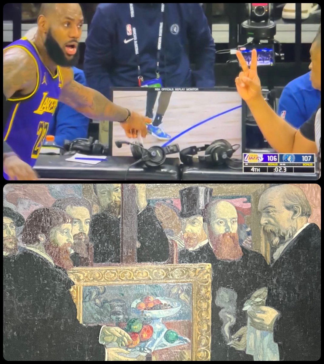 ArtButSports's tweet photo. Homage to Cézanne, by Maurice Denis, 1900, 📸 via @WorldWideWob https://t.co/bLcIMUaWQj