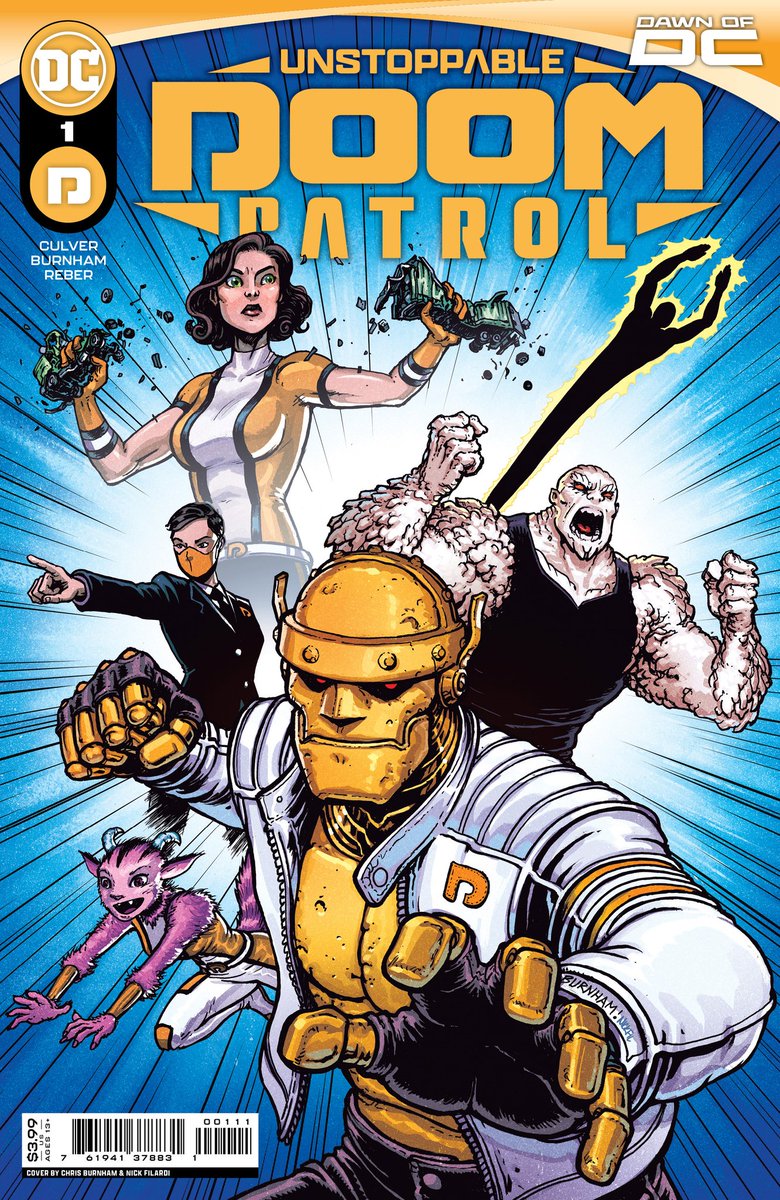 Dcwikiabrasil1's tweet photo. 4️⃣ Unstoppable Doom Patrol - Aventuras únicas e personagens cativantes, uma nova abordagem para a equipe mais estranha da DC, onde os membros da #PatrulhadoDestino rastreiam metahumanos criados pelo evento "Lazarus Planet (Planeta Lázaro)" da DC #DoomPatrol #DC202 https://t.co/j9i3v68dvz