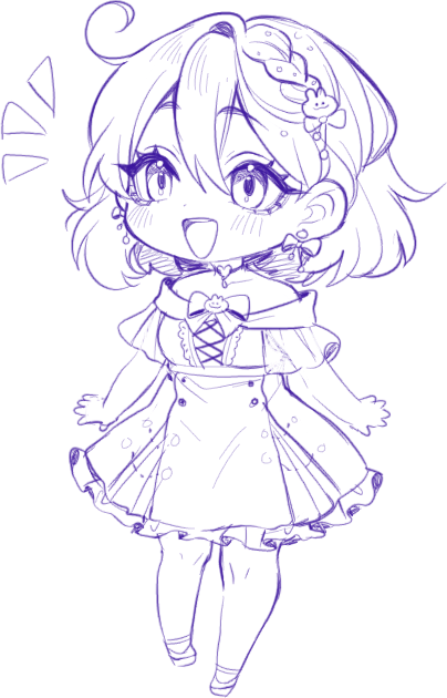 「a chibi doodle i did also in october for」|🌸Sasu🌸のイラスト