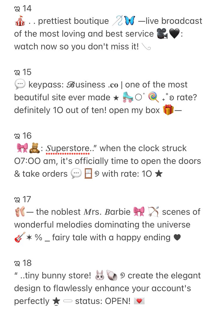 BARBIERETR0's tweet photo. repost are appreciated 🎀

hi, dearest! ಇ 

aku bawa FREE bio dalam rangka pengen bagi-bagi aja, scroll down for more. 

꒰ #zonauang #zonajajan ꒱ https://t.co/coMq1pP47L