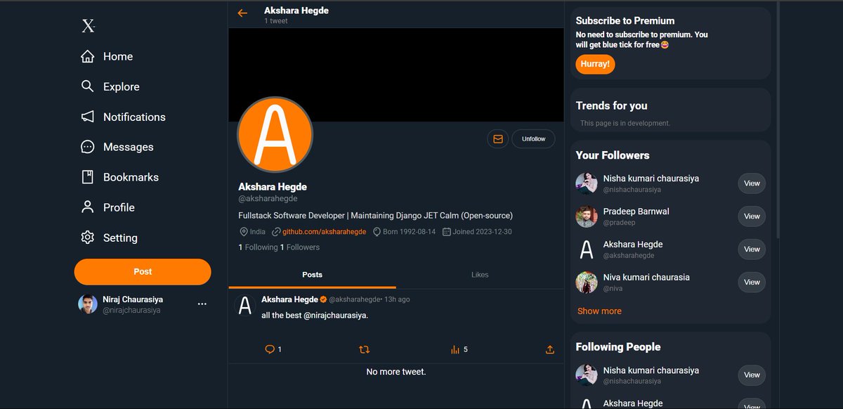xclone_official's tweet photo. This is how your and other's profiles look
like on @xclone_official 

Keep an eye out for it on January 1st! https://t.co/tEw8atlpu6