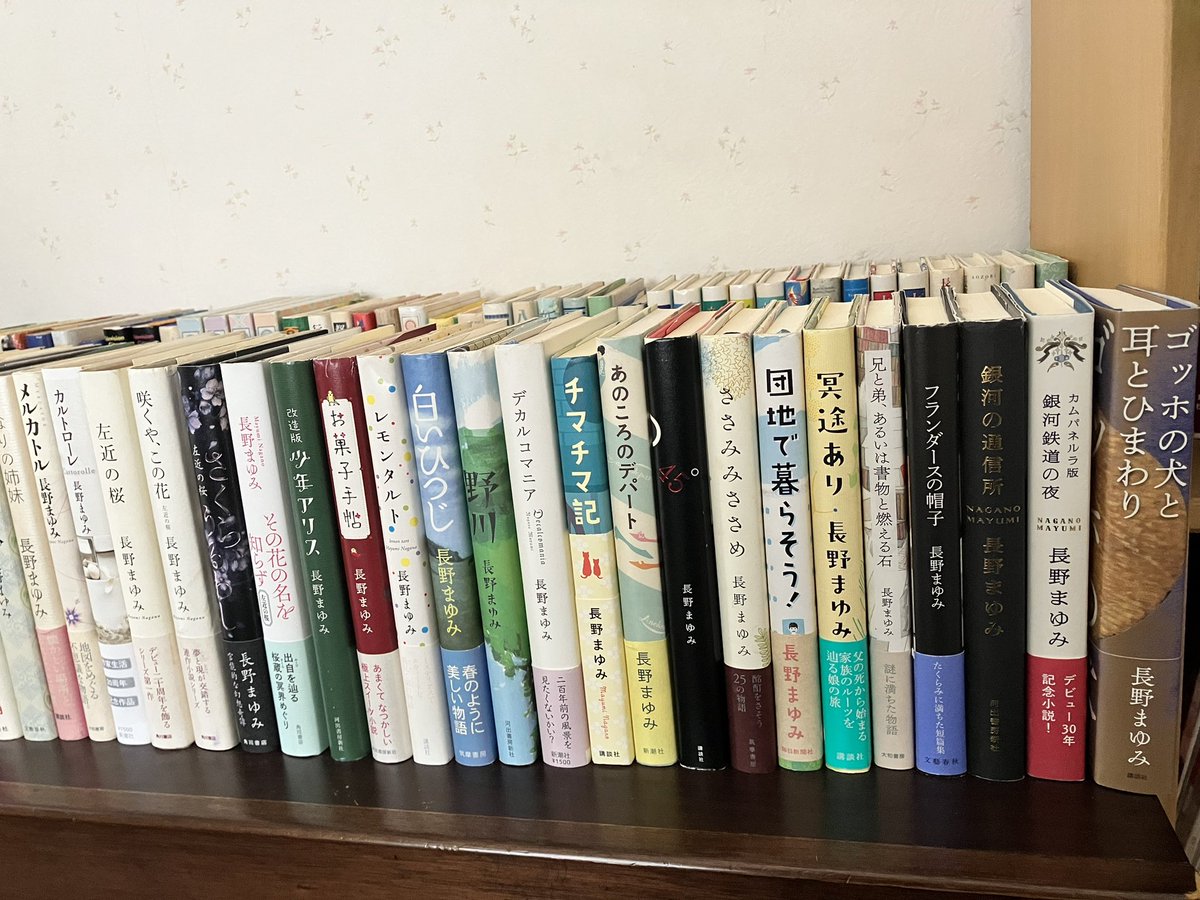 lutub0's tweet photo. 今年は古本を少しずつ集めまして、新装版のぶりき罐以外はあると思います…🫠 https://t.co/6JBRwpQDMk